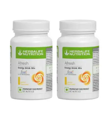 Afresh Energy Drink Mix – Lemon, 50g (Pack of 2)